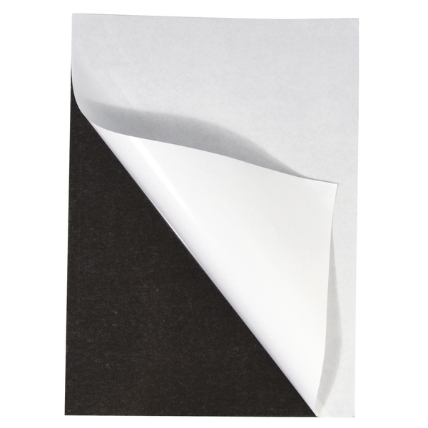 Feuille magnétique adhésive format A4, Papier Plaque en caoutchouc aimantée plaques flexible imprimable Aimant puissant Magnet